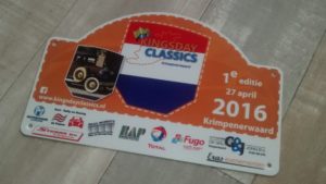 KIngsday Classics Krimpenerwaard Rallybord 2016